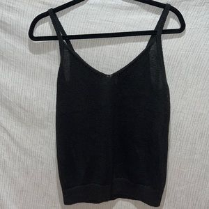 Banana Republic• Black Knitted Tank Top